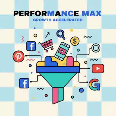 Campañas Performance Max guía completa sobre la aceleración del crecimiento de ventas mediante la automatización y la conversión en el embudo.