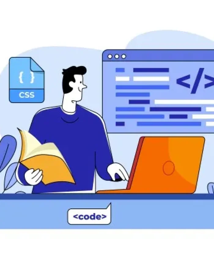 Joven estudiando programación, complemento un curso de Python que le ayudará en posicionamiento web.