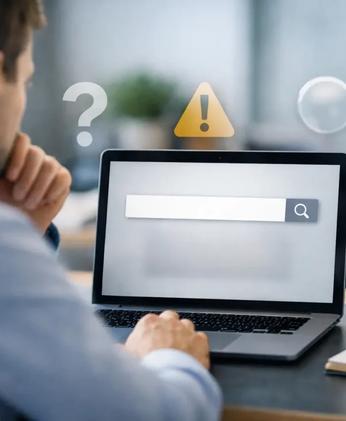 Por qué mi web no aparece en Google