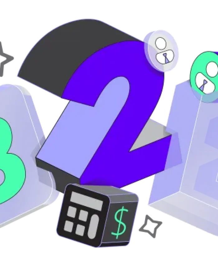 Texto tridimensional interactivo con las siglas empresariales ideales en SEO para generar leads B2B de valor.